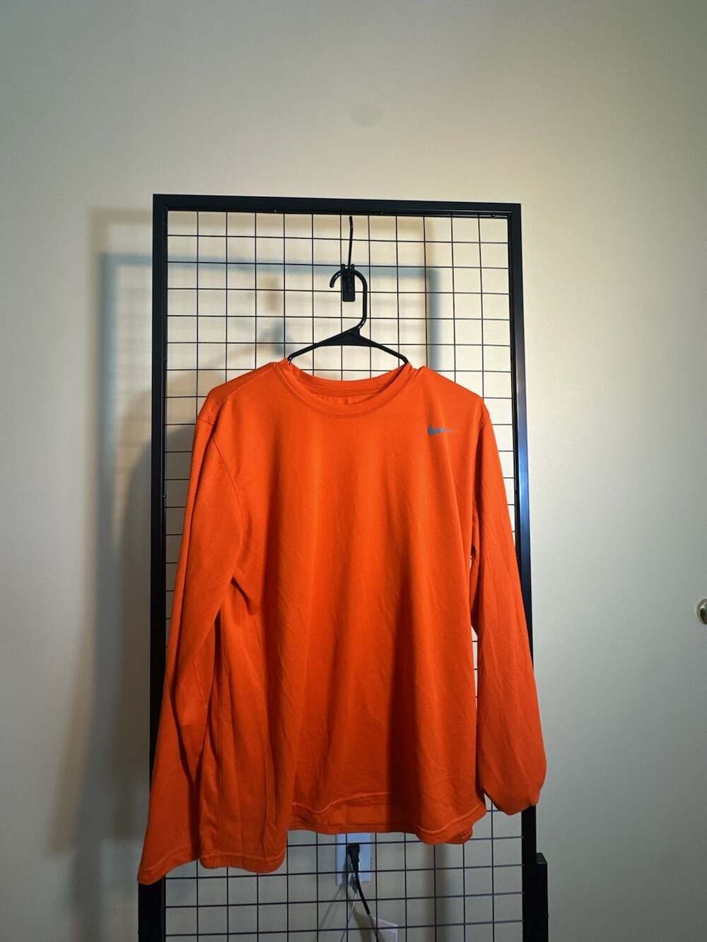 Nike Men's Legend Dri-FIT Long Sleeve Performance T-Shirt in Orange